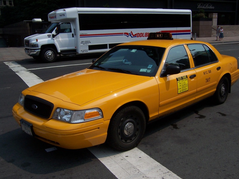 taxi przy Ground Zero