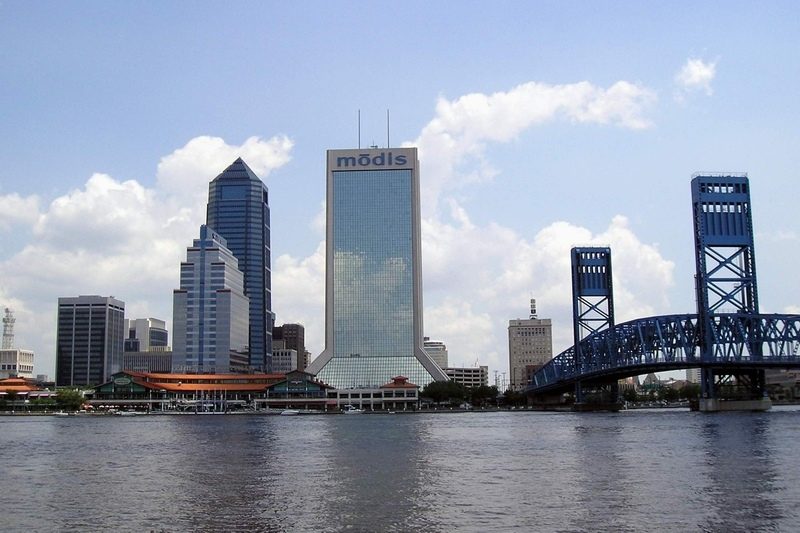 Jacksonville Downtown z bliska