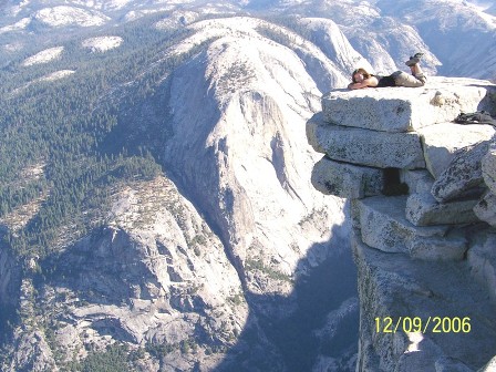 Half Dome -symbol Yosemite I made it to the TOP!