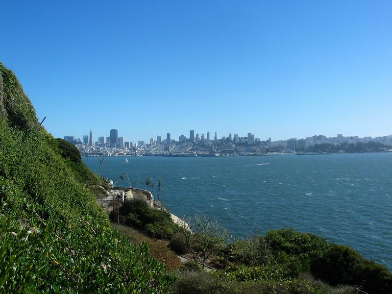 San Francisco - CA - panorama miasta z alcatraz