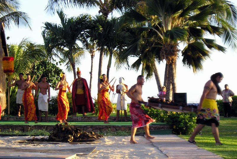 Imu Ceremony at Paradise Cove Lu au