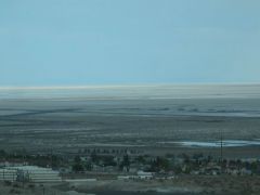 Wendover - NV i widok na Salt Flats