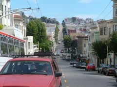 Typowa ulica w San Francisco