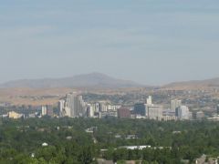 Reno - widok na downtown