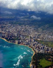 Honolulu - z samolotu