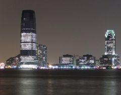 Jersey City by night